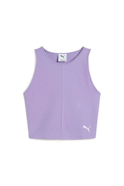 Puma Wardrobe Ess Ribbed Crop Top