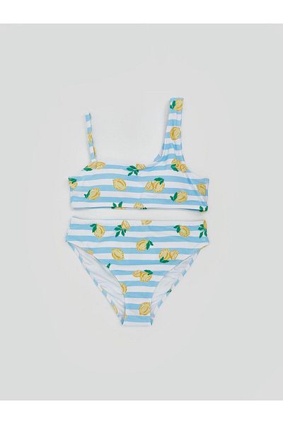 LC Waikiki LCW Παιδικό μπικίνι για κορίτσια με προστασία από την υπεριώδη ακτινοβολία Quick Dry (S5)