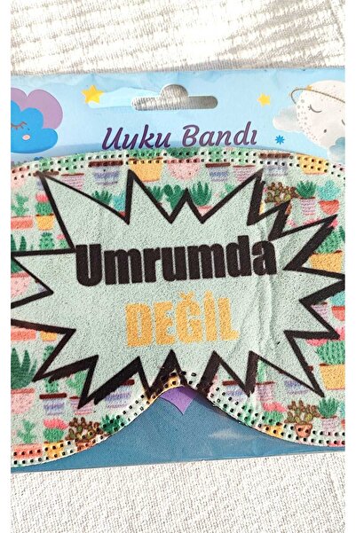 BaharEli Uyku Göz Bandı / Mesajlı / Yıkanabilir / Kaliteli Baskılı / Nefes Al...
