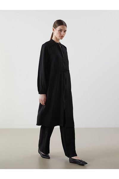 LC Waikiki Lcw Modest Judge Collar Women's Shirt Tunic (S5)