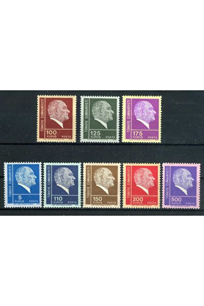 Jupiter Stamps Koleksiyon Pulları, 8 Adetlik Atatürk Posta Pulları,Konsept He...