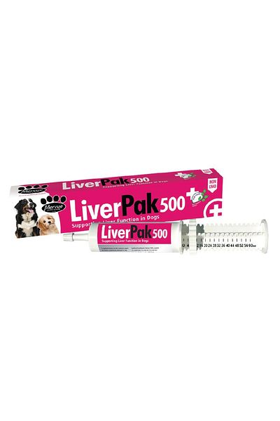 mervue معجون LiverPak500 لدعم وظائف الكبد للكلاب، 60 مل
