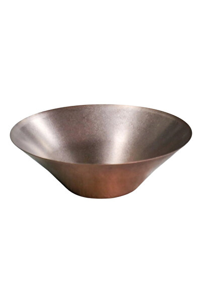 Biradlı AÇIK BÜFE RETRO SUNUM TABAĞI (BAKIR) (28x9,5 cm)