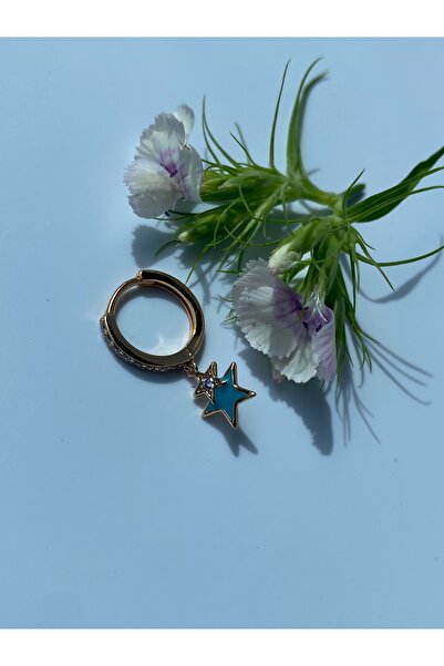 kurukafagift Çelik Tekli Yıldız Piercing Sallantılı Helix Kıkırdak Lob