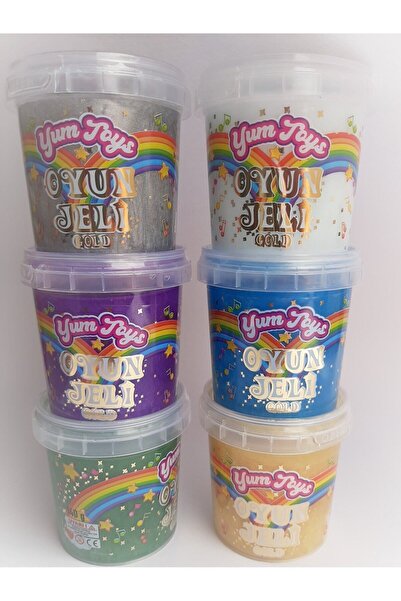 YumToys Oyun Jeli Yumtoys Gold Serisi Slaym - Hazır Slime 6 Renk 6 Kutu 140x6 Gr