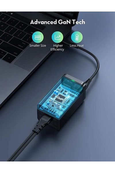 RavPower RAVPower 120W Dual USB + 2 Type-C Charging Station with Type-C Cable