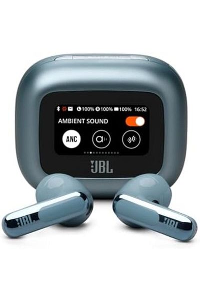 JBL LIVE FLEX 3 True Wireless Noise-Cancelling Earbuds with Open-Stick Design, 50 Hours Playback, an