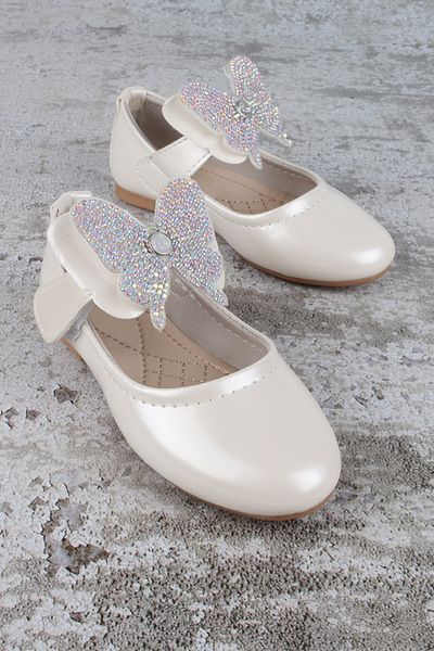 LUGMO Κοριτσίστικα Παπούτσια Velcro Butterfly Stone Ballerinas