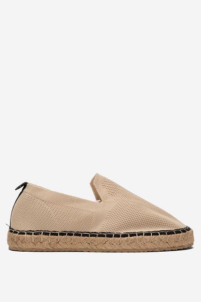Liger Unisex Χειροποίητο Πλεκτό Espadrille Beige