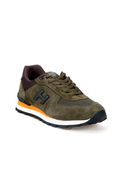 Hammer Jack Hammerjack 102 19250 Χακί Πορτοκαλί Χρώμα Γνήσιο δέρμα Comfort Casual Αθλητικά Παπούτσια