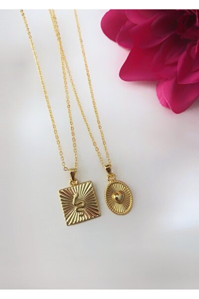 Asia by Leuvoié Asia By Leuvoie Altın Kaplama Yılan ve Kalp Sembol Kolye Seti