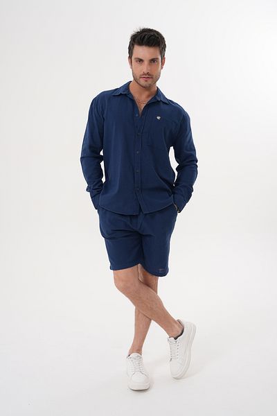 Catto Peak Summer Top and Bottom Set 100% Cotton Oversize Shorts Shirt