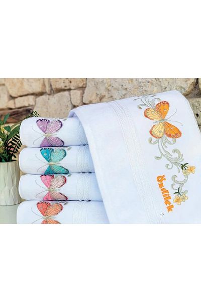 Özdilek ACELYA EMBROIDERED 2-PIECE PRODUCT TOWEL