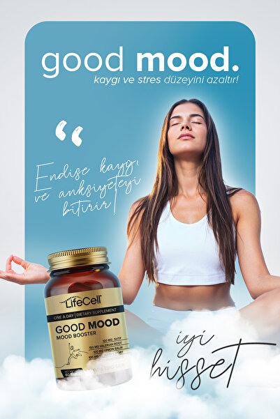 Lifecell Good Mood Booster | Ruh Halinizi Dengeleyin! 5HTP ve Valerian İçeren Kompleks Takviye Edici Gıda