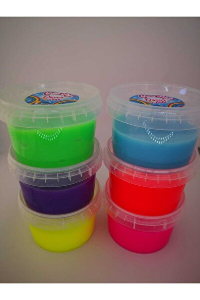 YumToys Oyun Jeli Yumtoys 6'li Renkli Slaym Hazır Slime 6x150gr