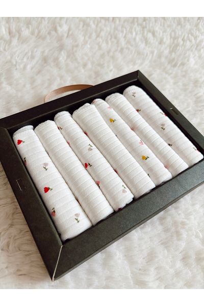 Cloudy Pack of 7 Soft 100% Cotton 22X22 cm Combed Cotton Special Series Baby Wipes
