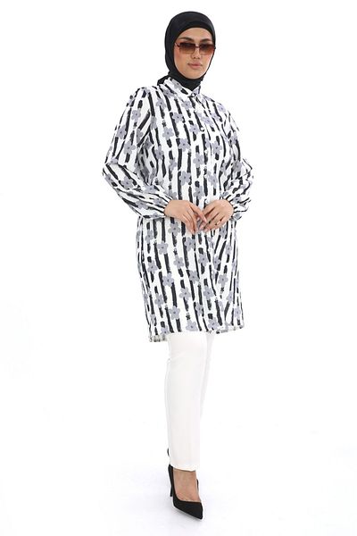 TUNİK Women's Patterned Hijab Tunic