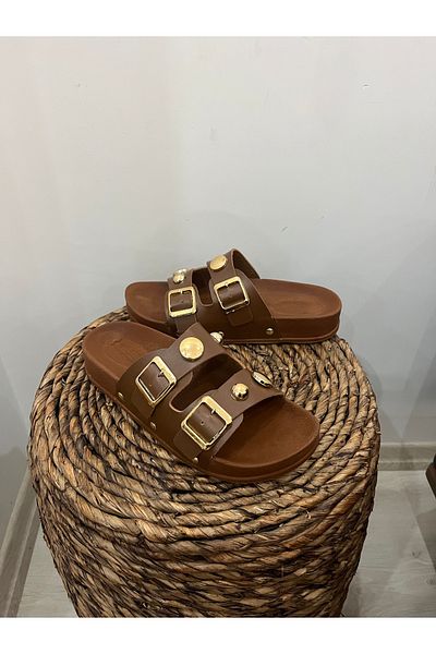 Behtah Kundura Stoned Stylish Design Soft Orthopedic Sole Daily Slippers