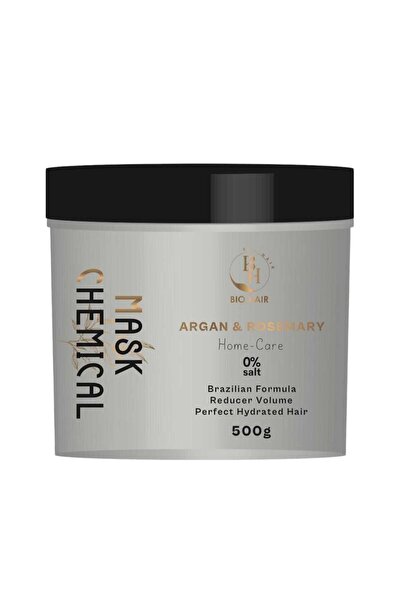 B H BIO HAIR ماسك كميكال قناع بالأرجان وإكليل الجبل 0% ملح 500 مل