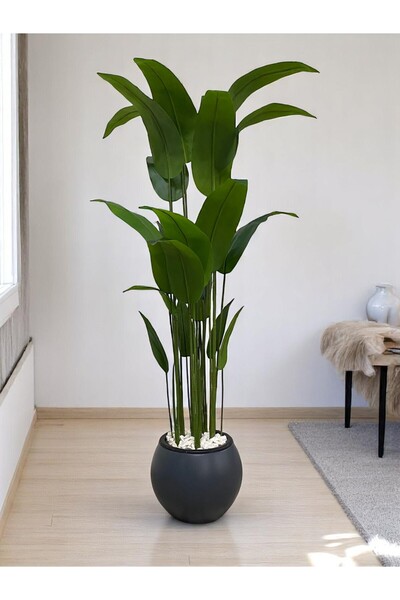 Fupe Shop Yapay Ağaç Starliçe Gerçek Doku 180 Cm Küre Saksı