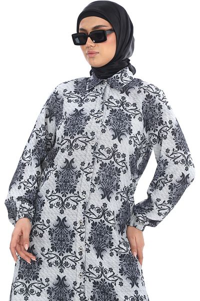 TUNİK Women's Patterned Hijab Tunic