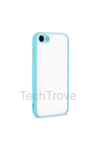 TechTrove Case for Apple iPhone Se 2022 Frosted Design Soft Camera Protection...