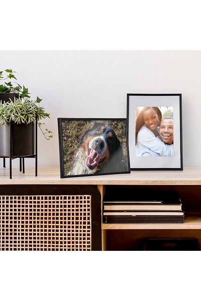 Relaxdays Set of 2 photo frames 20x30 cm, black, Relaxdays