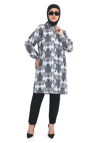 TUNİK Women's Patterned Hijab Tunic
