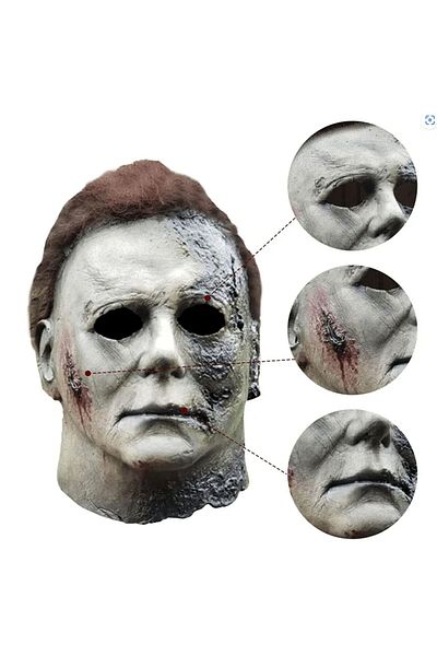 Skygo Michael Myers Latex Mask - Michael Myers Meat Mask Full Snap on the Head