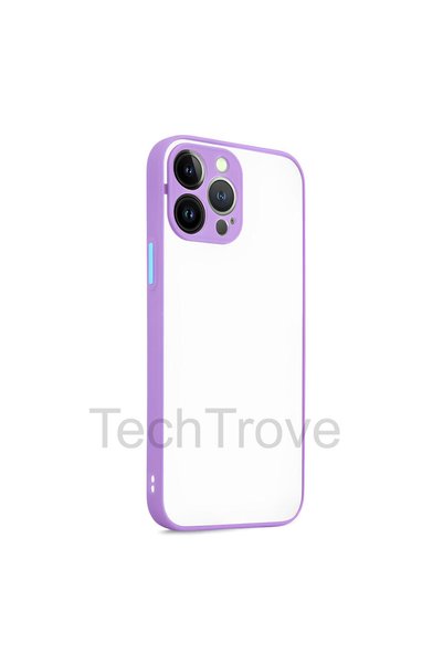 TechTrove حافظة لهاتف ابل ايفون 13 برو ماكس بتصميم متجمد وحواف ناعمة لحماية ا...