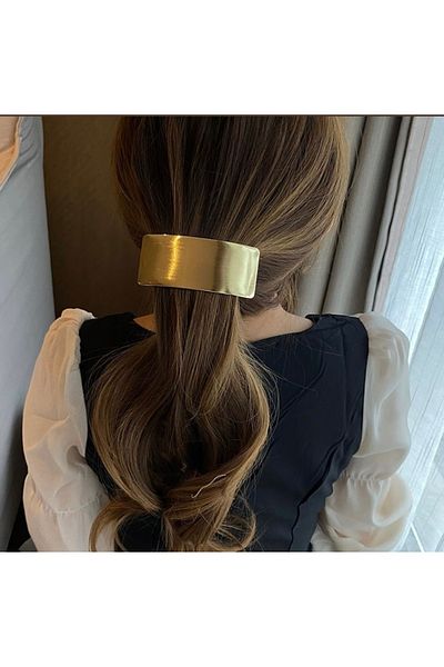 Be Best Women's Gold Color Automatic Closing Metal Latch Buckle Be84