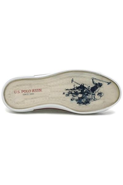 U.S. Polo Assn. Pantofi albi de mers pentru copii
