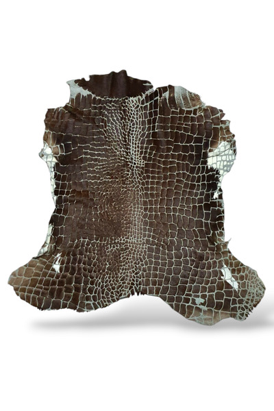 Ottoman Pouffe Art Deco Eskitme Stil Hakiki Gerçek Dana Deri Post 85x81cm