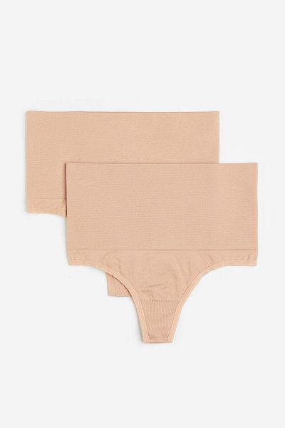 H&M 2-pack firm shaping thongs