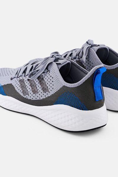 adidas Men Fluid Flow Lace Up Running Shoes, Grey