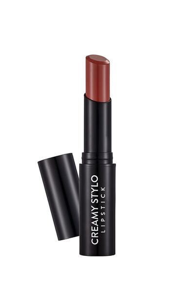 Flormar Semi Glossy Stick Lipstick - Creamy Stylo Lipstick -006 Chestnut-8682536013666