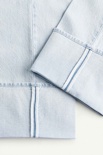 H&M Straight High Fold-up Jeans