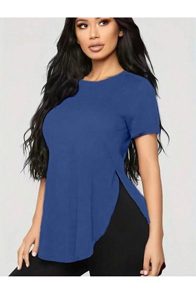Deridün Yıldız Shoes Women's Various Viscose Fabric Slit Detailed Blouse
