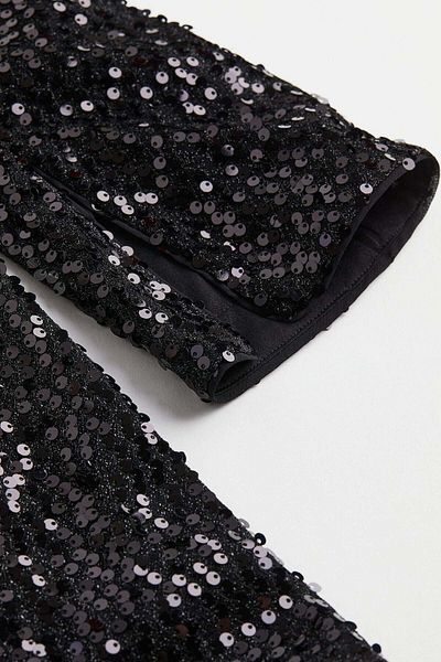 H&M V-neck sequined dress