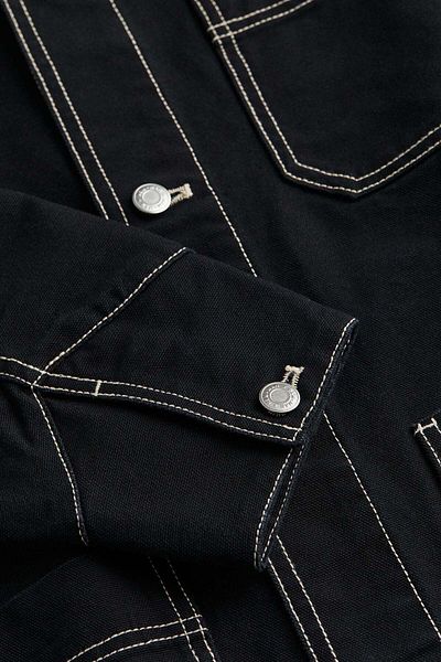H&M Regular Fit Cotton canvas shacket