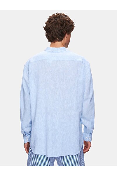 Ltb Regular Uzun Kollu Mavi Gömlek