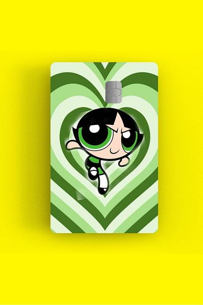 hediyenebak Buttercup Designed |   Card Covering Sticker |   Compatible for Credit/Debit Card