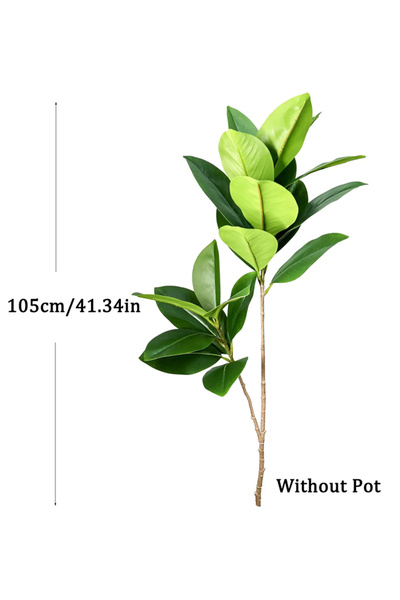 Choice شجرة فيكوس اصطناعية كبيرة، 105 سم، 2 شوكة، 74-140 سم، نباتات ماغنوليا ...