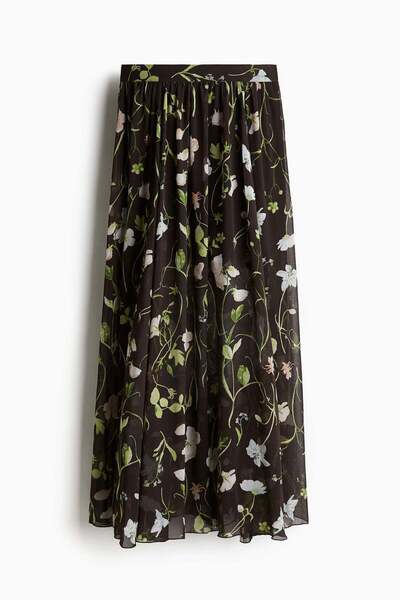 H&M Chiffon maxi skirt