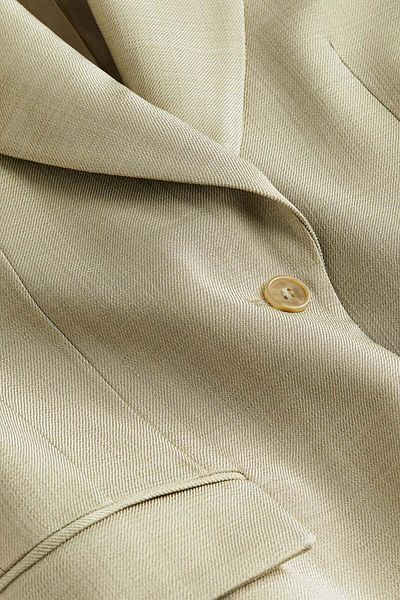 H&M Single-button viscose blazer