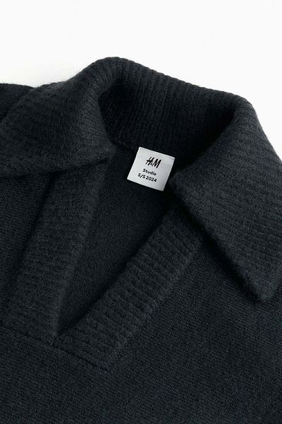 H&M Wool-blend collared jumper