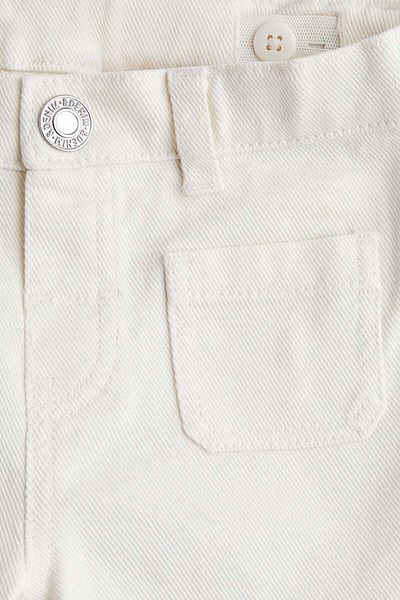 H&M Flared cotton twill trousers