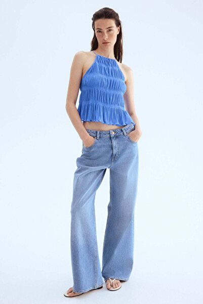 H&M بلوزة مزينة بأشرطة