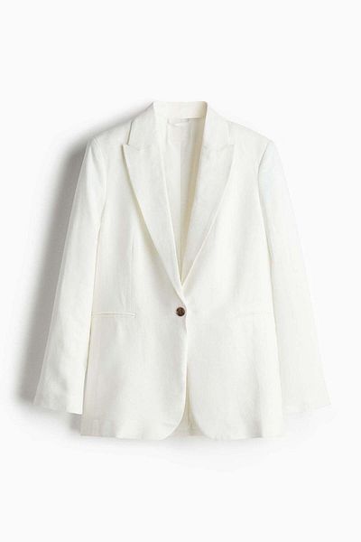 H&M Linen-blend blazer