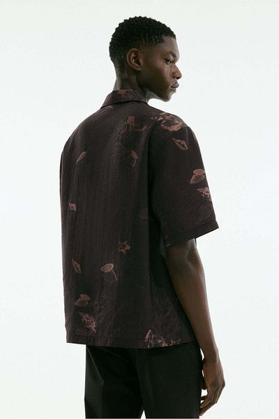 H&M Regular Fit Lyocell-blend resort shirt